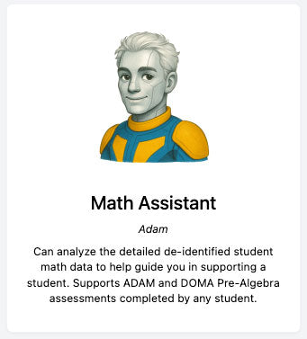 ADAM K-7 | Adaptive Diagnostic Assessment of Mathematics