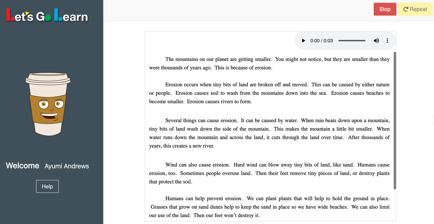DORA - Diagnostic Online Reading Assessment